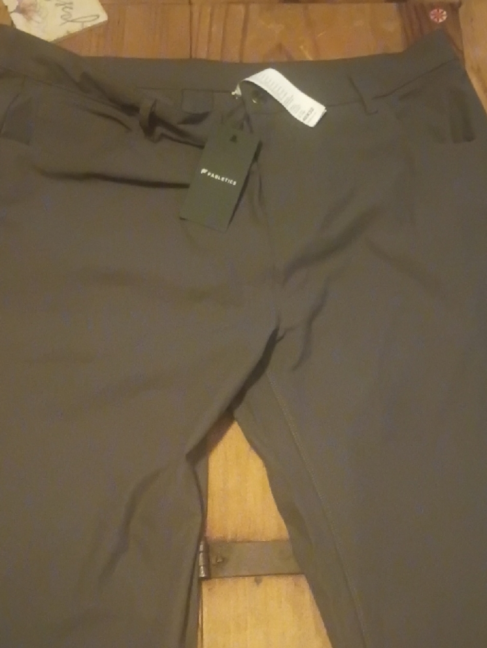 Aritzia brown tailored trousers